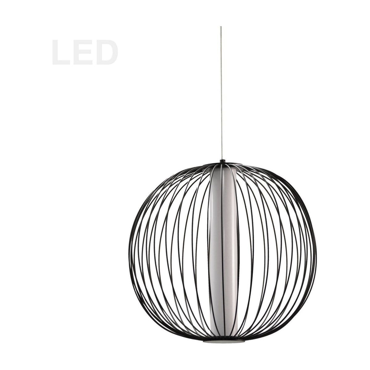 Dainolite Canada - CHR-161LEDP-MB - LED Pendant - Charlotte - Black