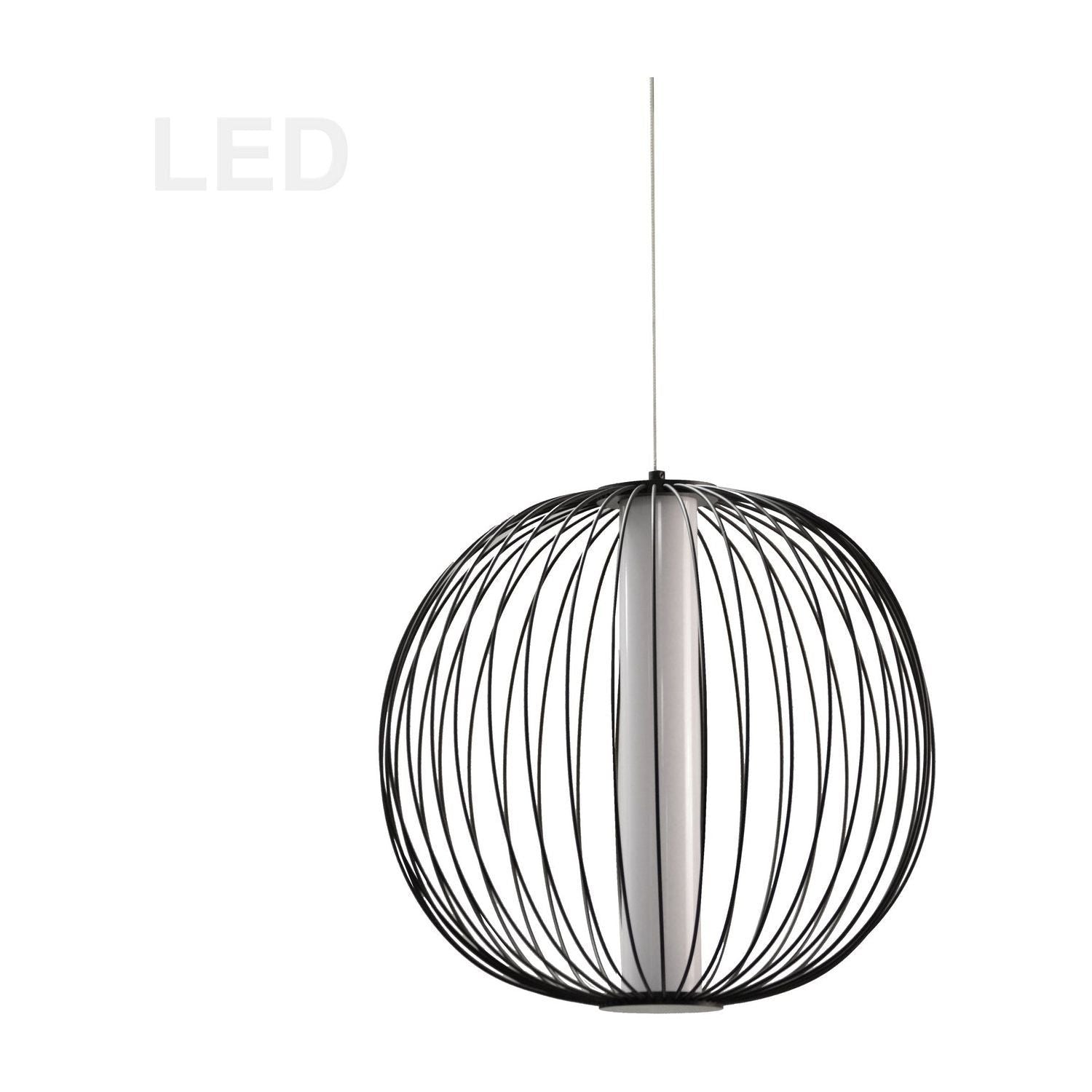 Dainolite Canada - CHR-161LEDP-MB - LED Pendant - Charlotte - Black