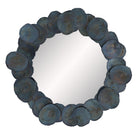 Miroir à disques Kensey Arteriors 3151 en fer brûlé