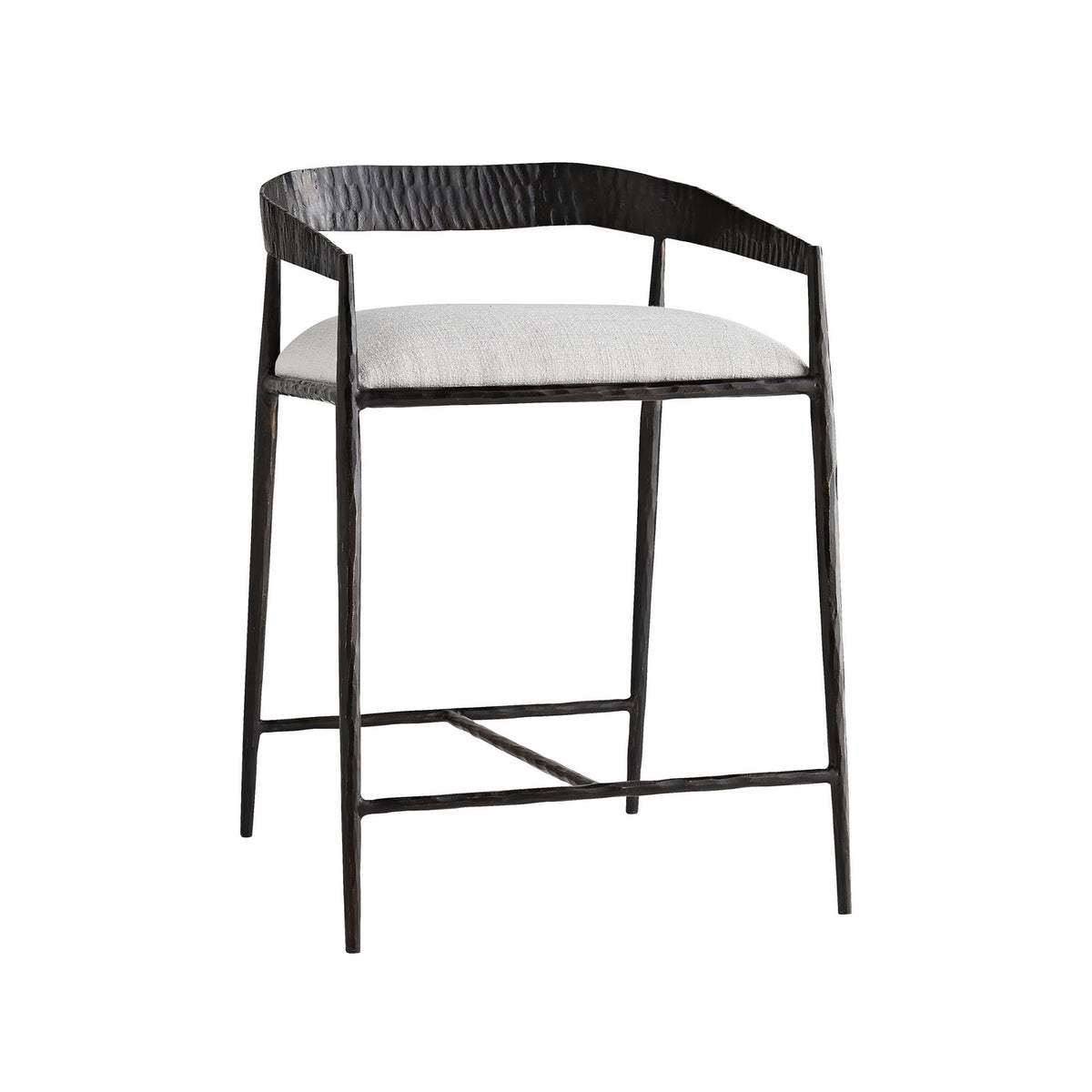 Arteriors 4746 Ansel Counter Stool in Sterling