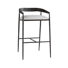 Arteriors 4747 Ansel Bar Stool in Sterling