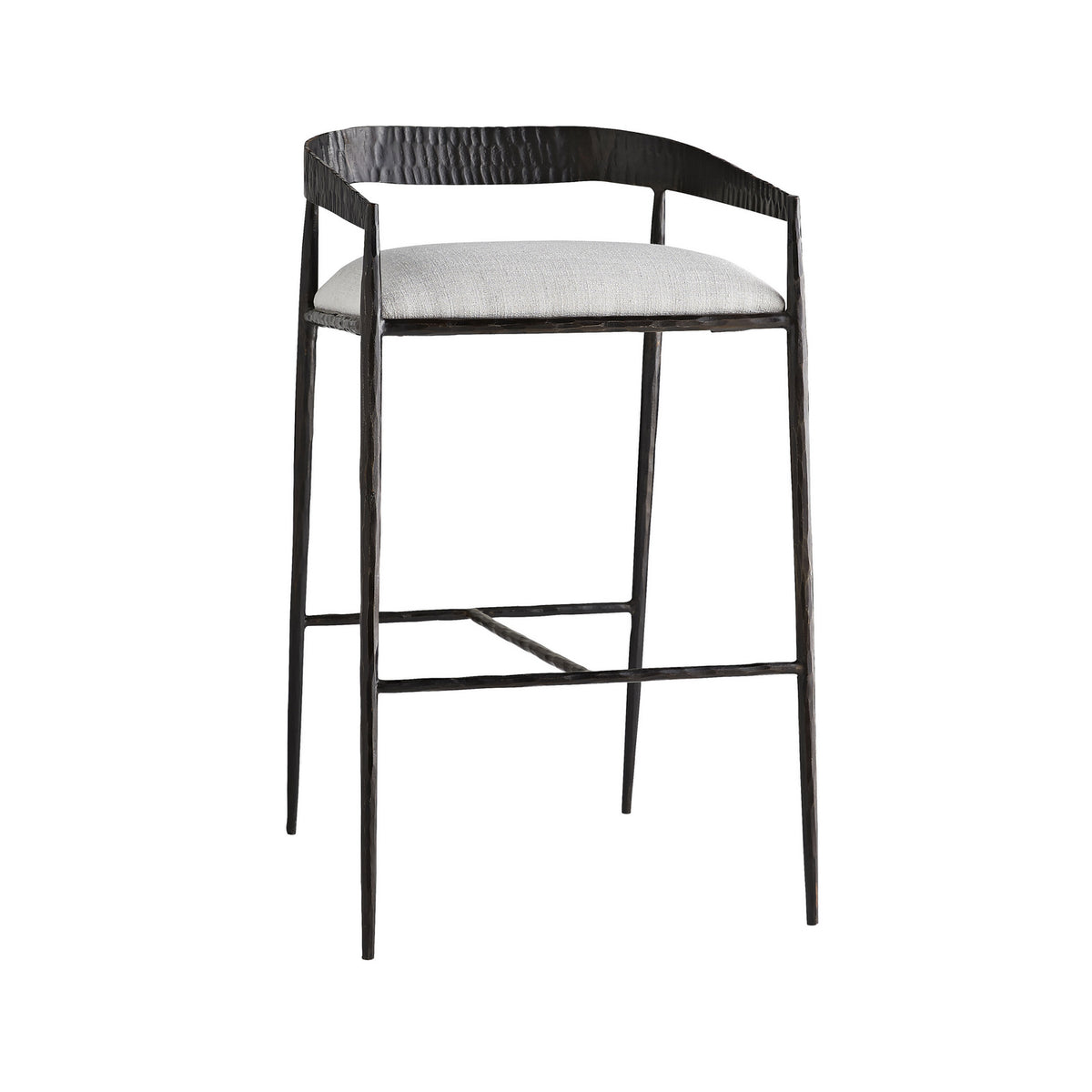 Arteriors 4747 Ansel Bar Stool in Sterling