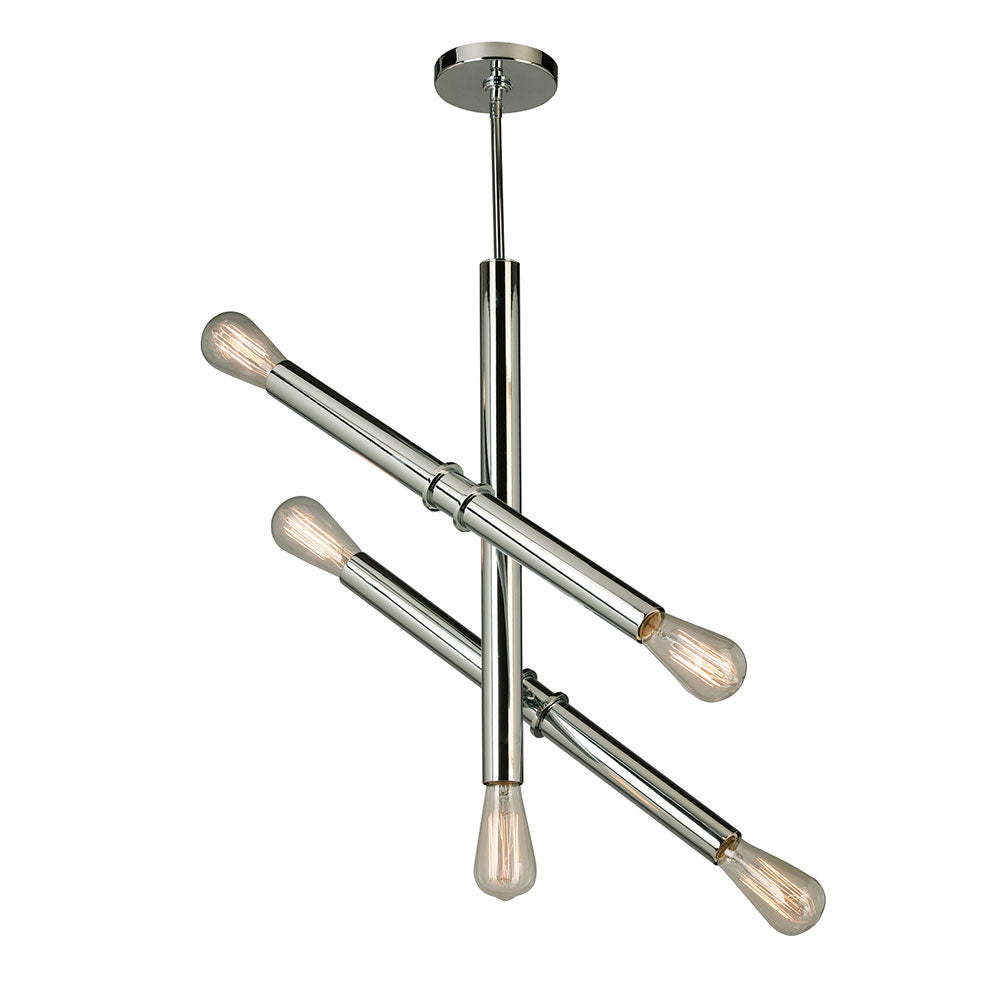 Eglo Canada - 204472A - Cinq lumières Suspension - Drucker - Noir