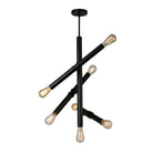 Eglo Canada - 204474A - Sept lumières Suspension - Drucker - Noir