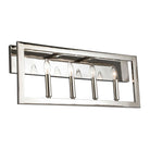 Eglo Canada - 204478A - Applique murale quatre lumières pour salle de bain/meuble-lavabo - Jordan - Nickel satiné