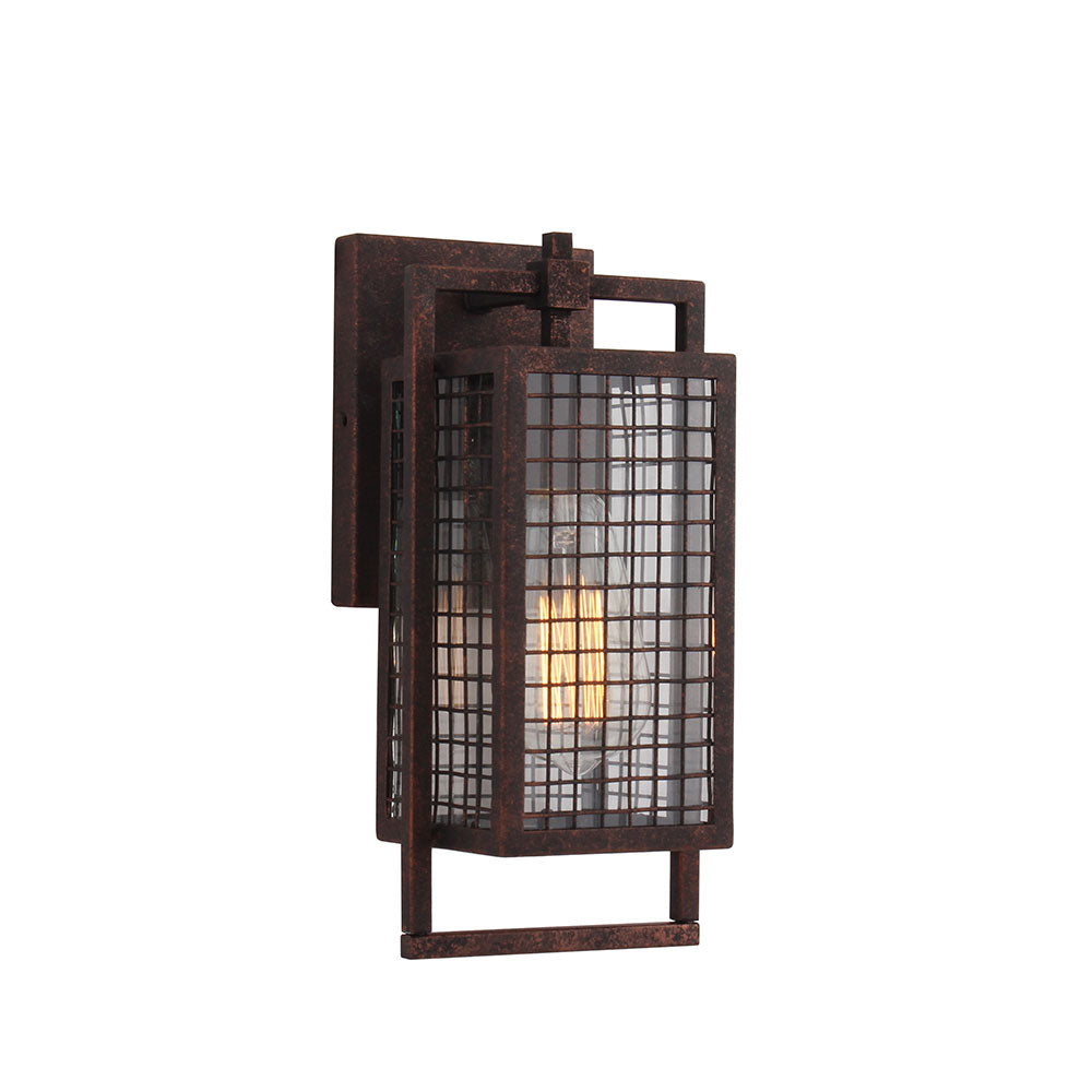 Eglo Canada - 204546A - One Light Outdoor Wall Mount - Garraux - Rust