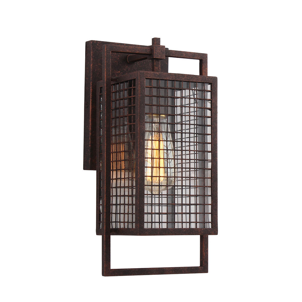 Eglo Canada - 204547A - One Light Outdoor Wall Mount - Garraux - Rust