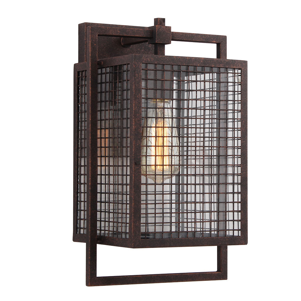 Eglo Canada - 204548A - One Light Outdoor Wall Mount - Garraux - Rust