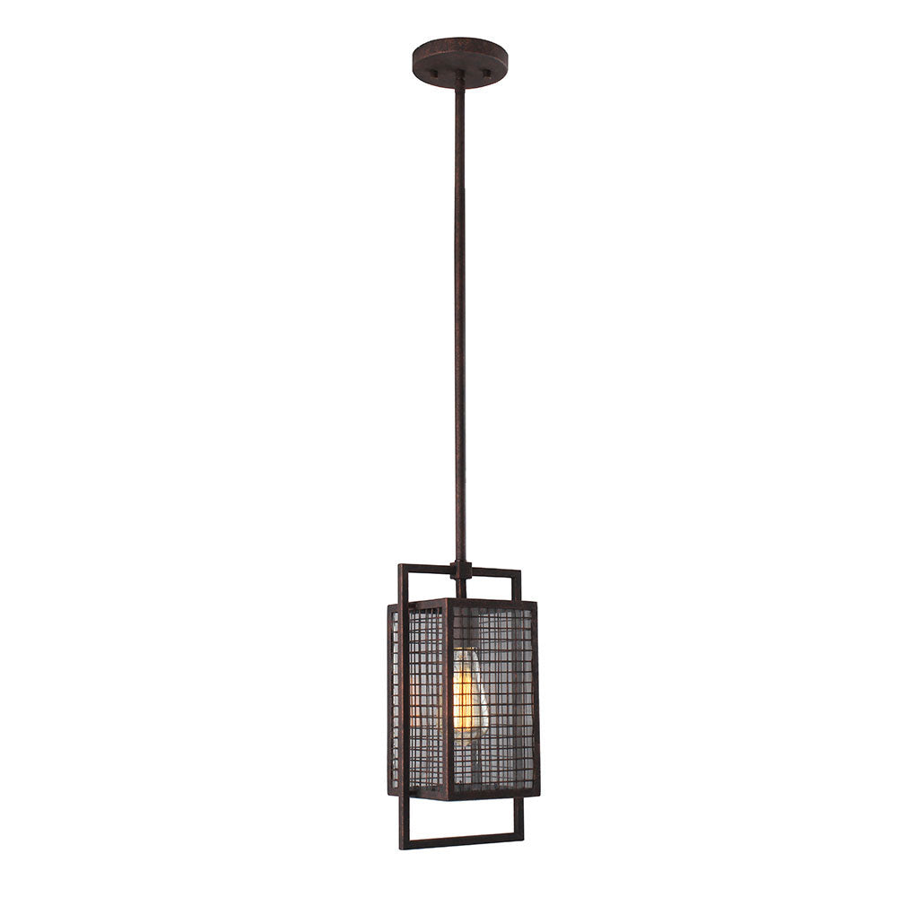 Eglo Canada - 204549A - Une lampe Suspension - Garraux - Rouille