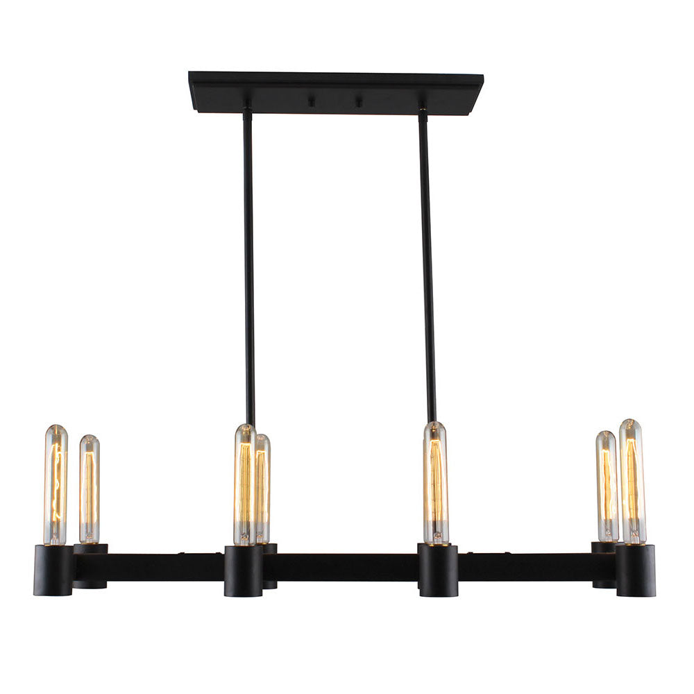 Eglo Canada - 204554A - Huit lumières Suspension - Broyles - Noir mat