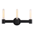 Eglo Canada - 204555A - Applique murale trois lumières pour salle de bain/meuble-lavabo - Broyles - Noir mat