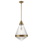 Maxim Lighting 10395PRNAB Hargreaves Pendant in Natural Aged Brass