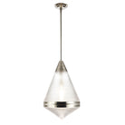 Maxim Lighting 10395PRPN Hargreaves Pendant in Polished Nickel