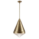 Maxim Lighting 10396PRNAB Hargreaves Pendant in Natural Aged Brass