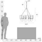 Hubbardton Forge 104360 Apothecary Circular Chandelier