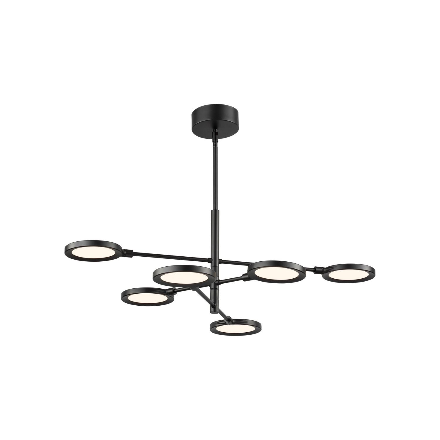 Visual Comfort Modern - 700SPCTB-LED930-277 - LED Chandelier - Spectica - Matte Black