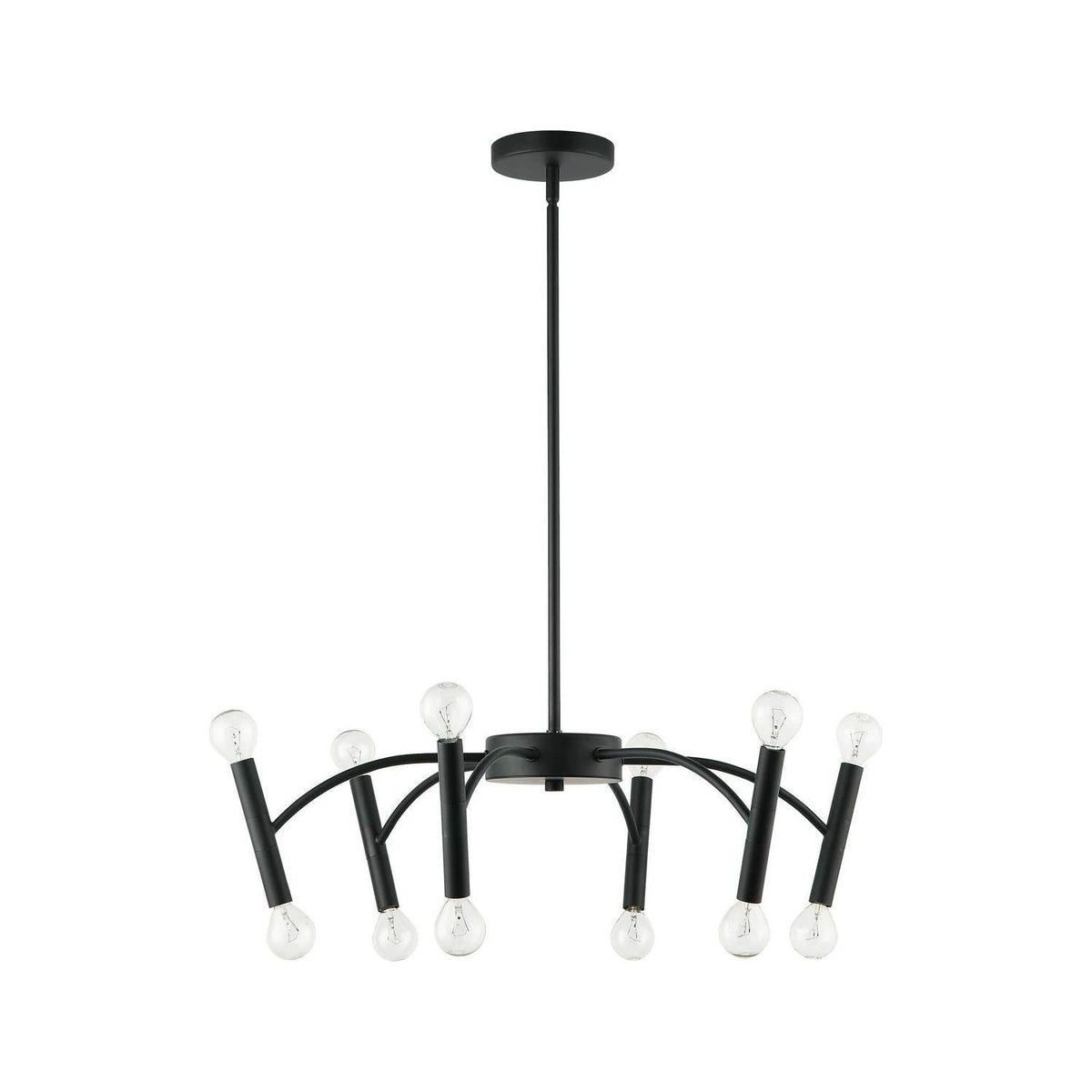 Dainolite Canada - ARO-2412P-MB - 12 Light Pendant - Aragog - Black