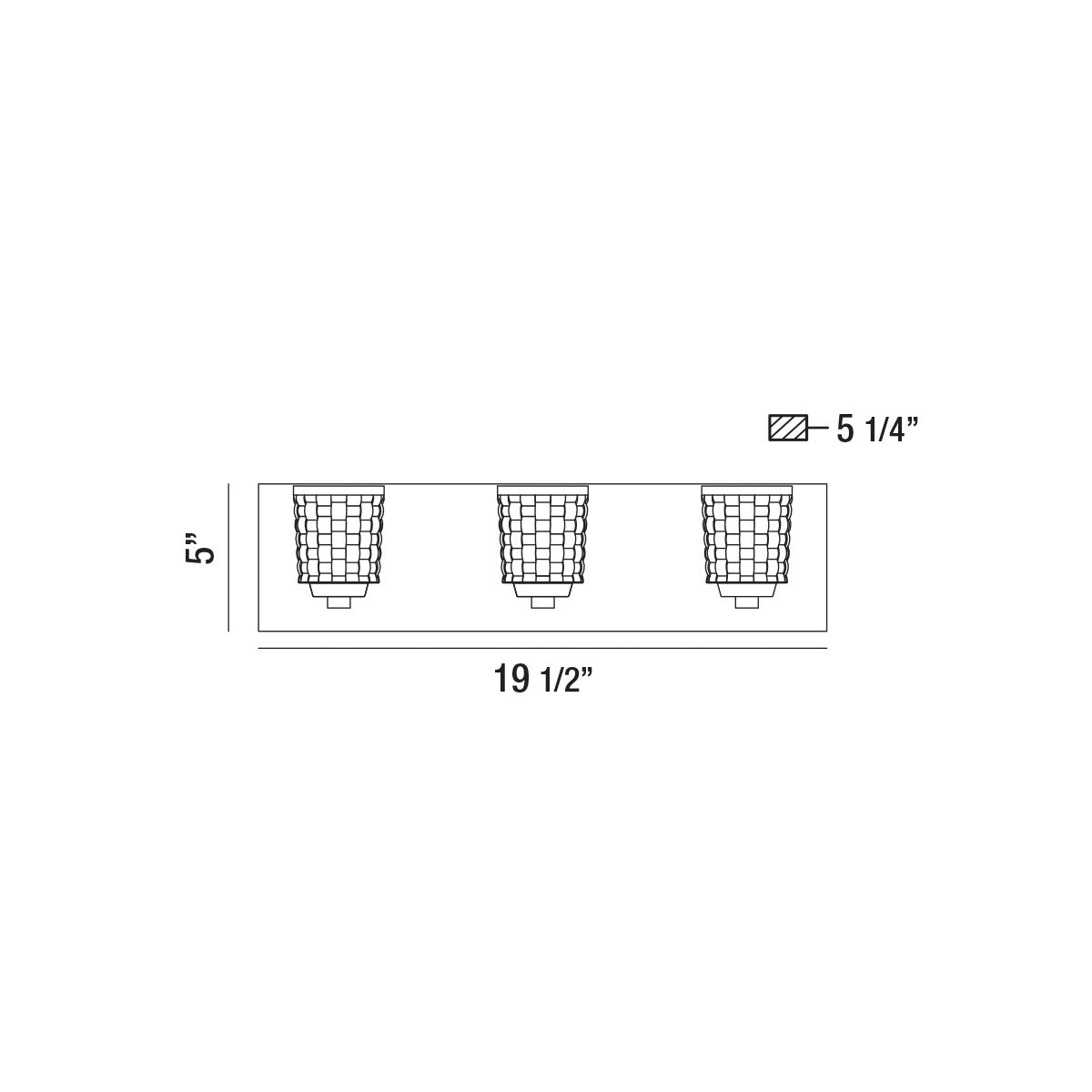 Montreal Luminaire & Quincaillerie 35647-010 Banbury LED Bathbar
