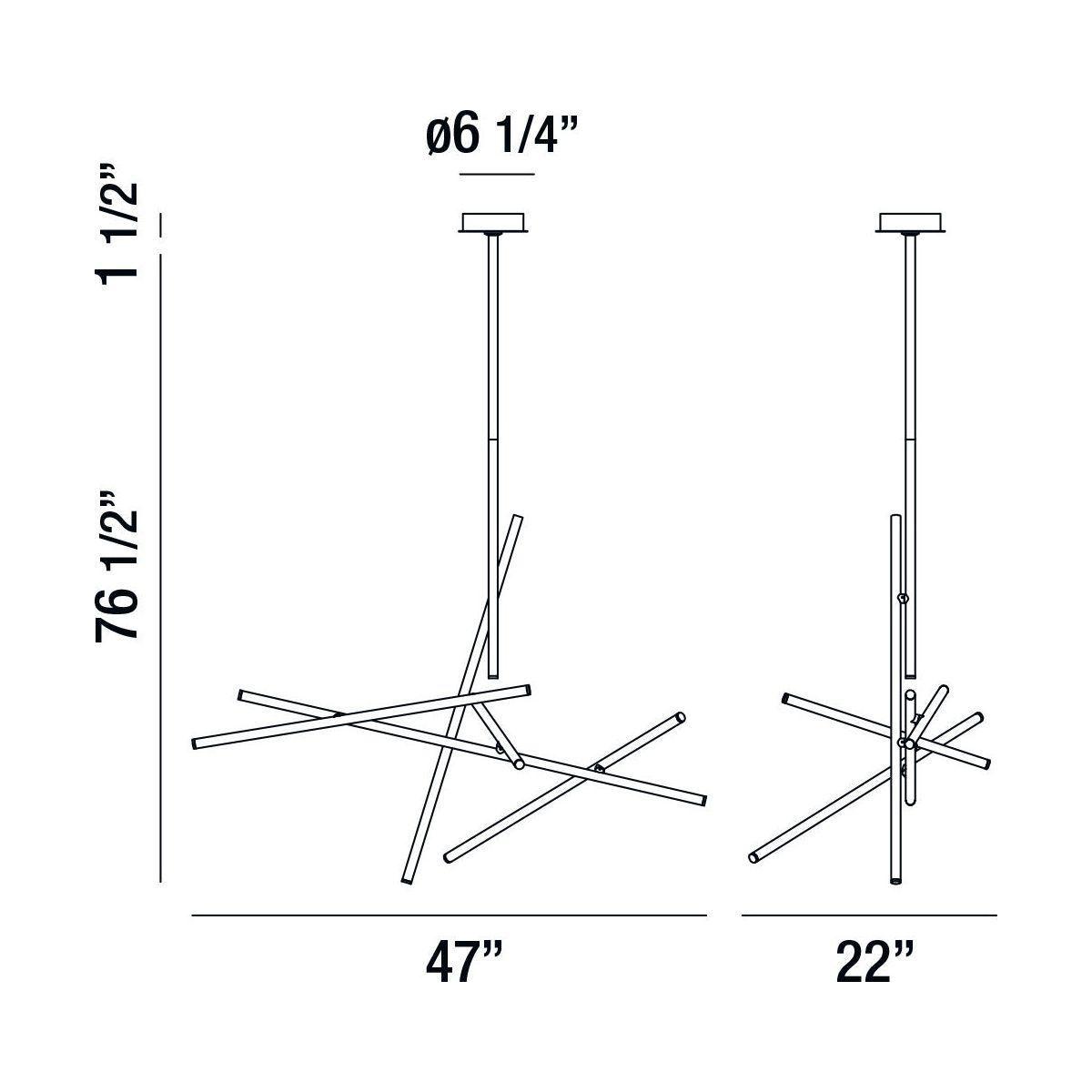 Crossroads LED Chandelier