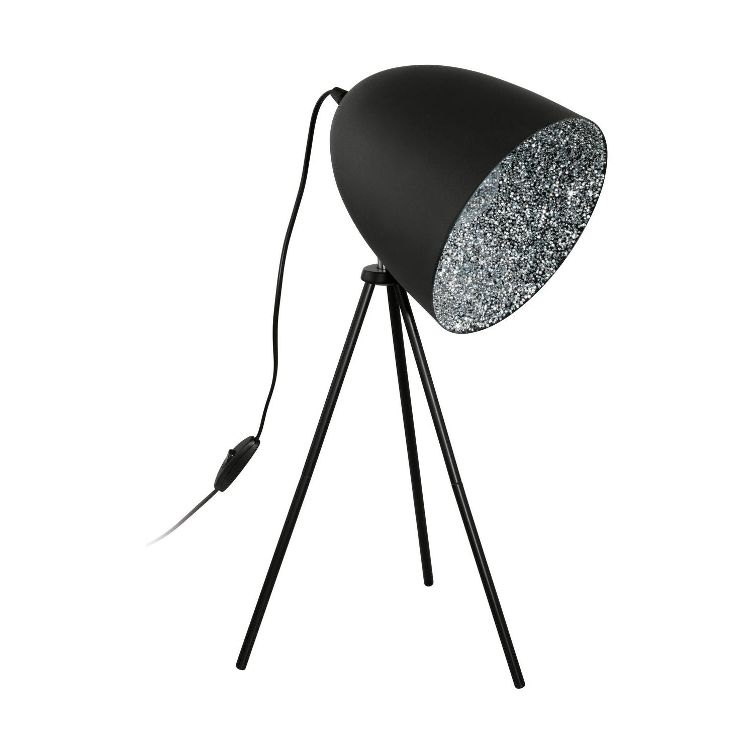 Eglo Canada - 39498A - One Light Table Lamp - Mareperla - Black & Chrome