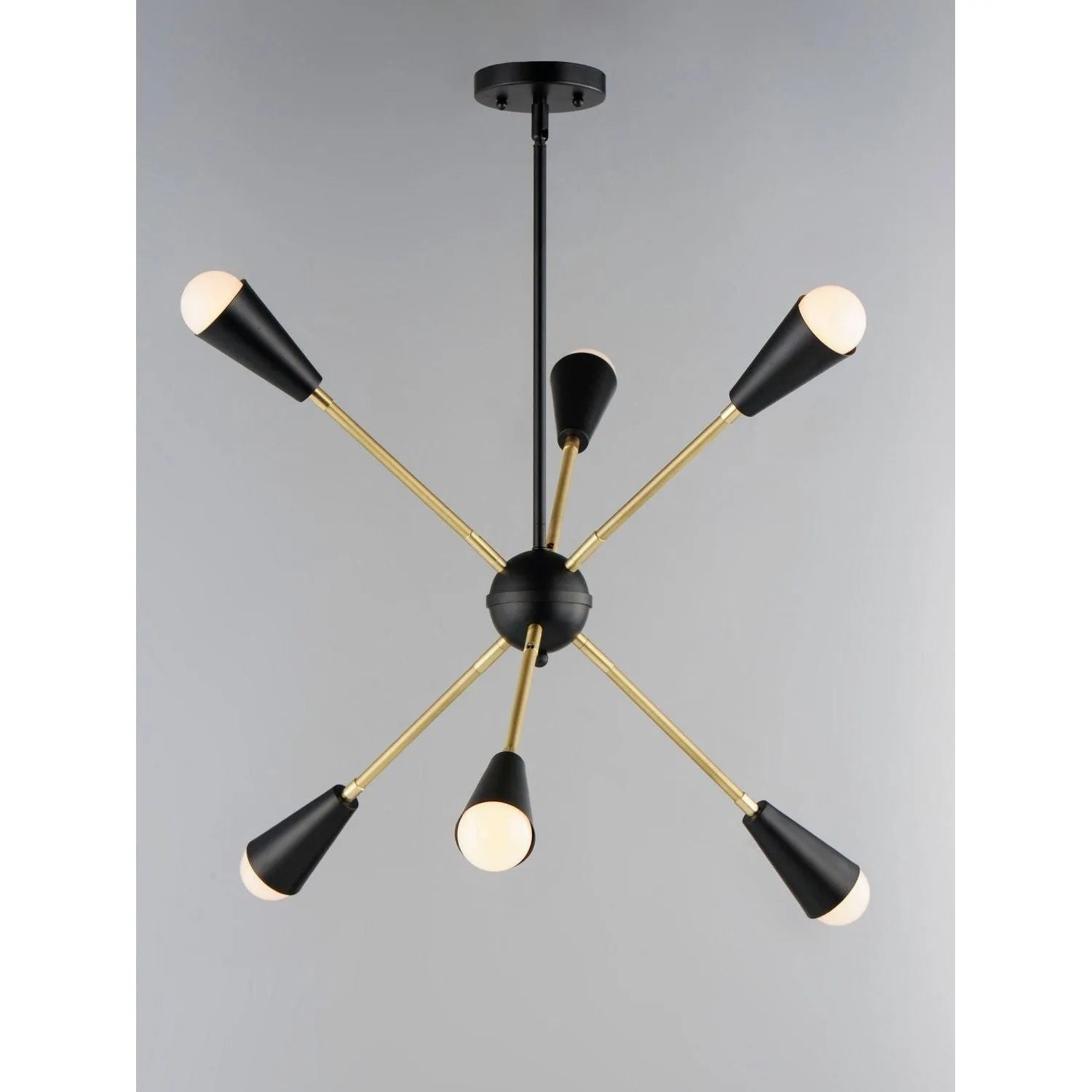 Maxim Lighting - Lovell Starburst Pendant - 11266BKSBR/BUL | Montreal Lighting & Hardware