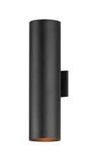 Applique murale d'extérieur Maxim Lighting 26105BK Outpost, couleur noire