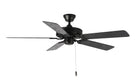 Maxim Lighting 89905BKWP Basic-Max Ceiling Fan in Black