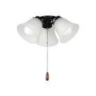 Éclairage Maxim FKT208FTBK Ventilateur  Kits d'éclairage pour plafond Ventilateur  Kit d'éclairage noir