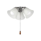 Éclairage Maxim FKT208FTSN Ventilateur  Kits d'éclairage pour plafond Ventilateur  Kit d'éclairage en nickel satiné
