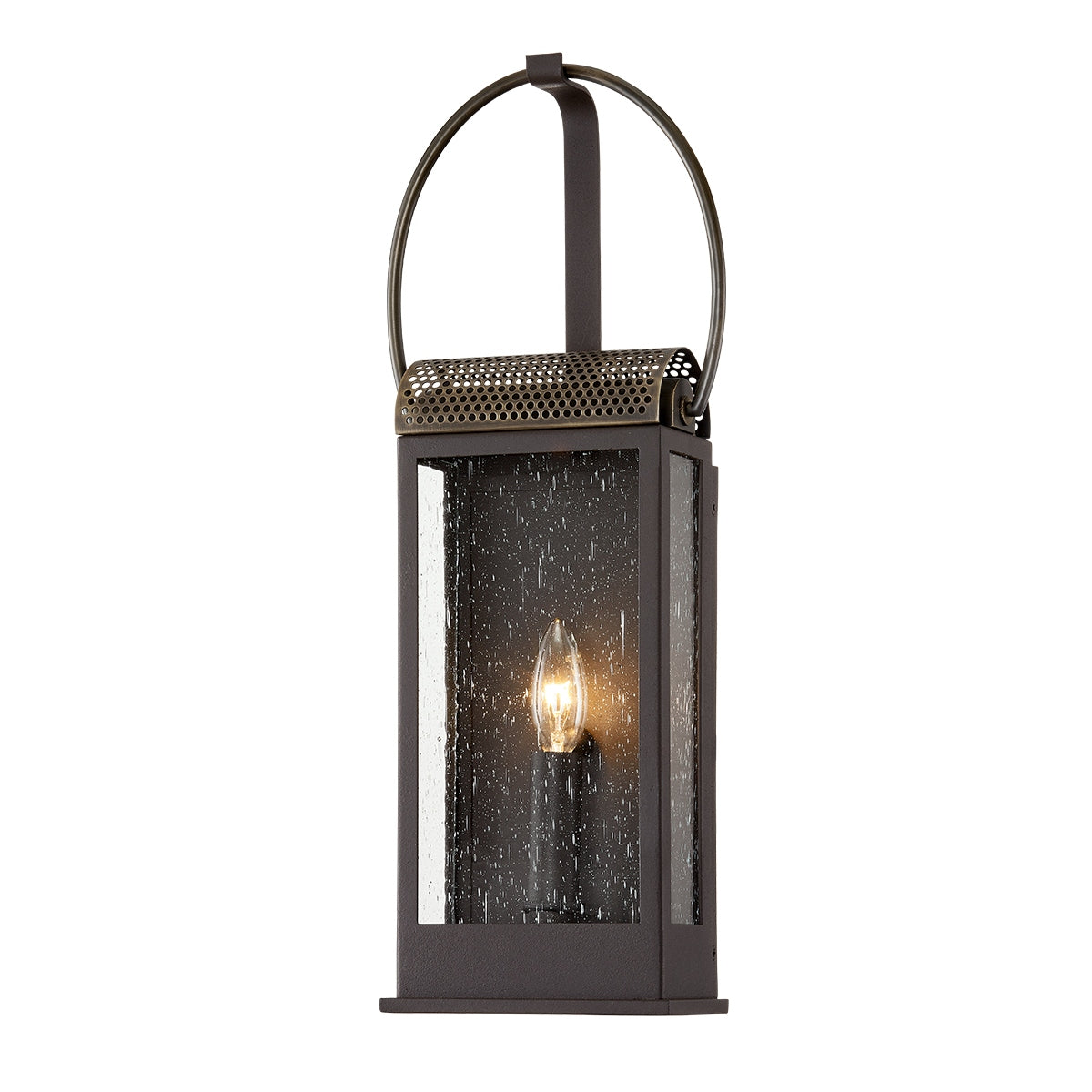Troy Lighting Canada - B7421-HZ/BR - One Light Wall Sconce - Holmes - Holmes Bronze/Brass