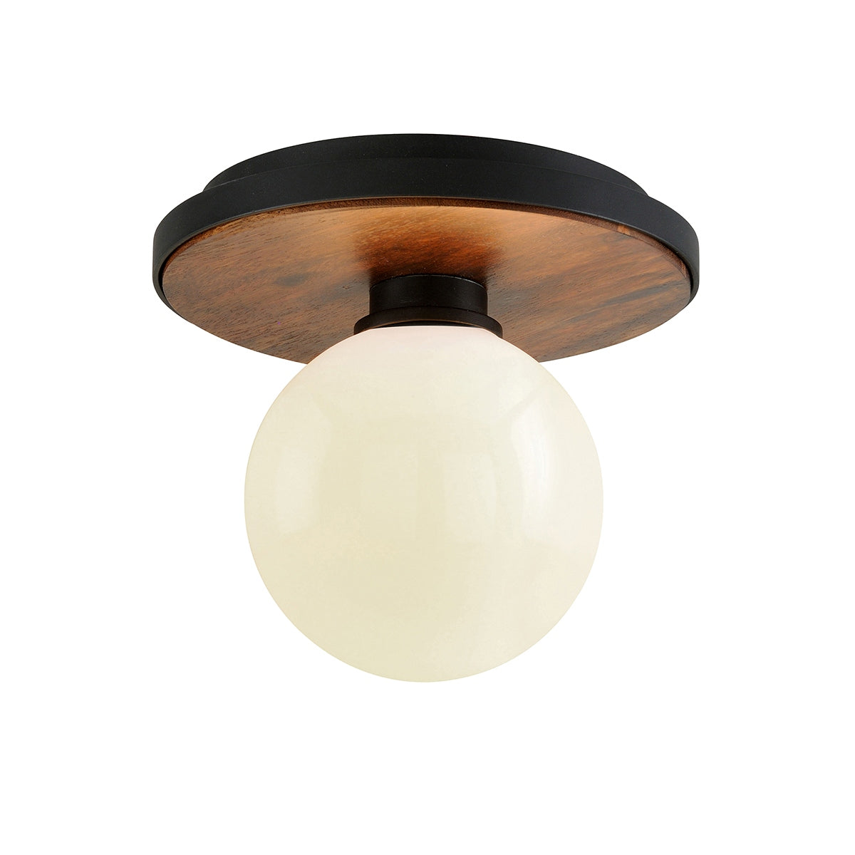 Troy Lighting Canada - C7640-SBK - One Light Flush Mount - Cadet - Soft Black