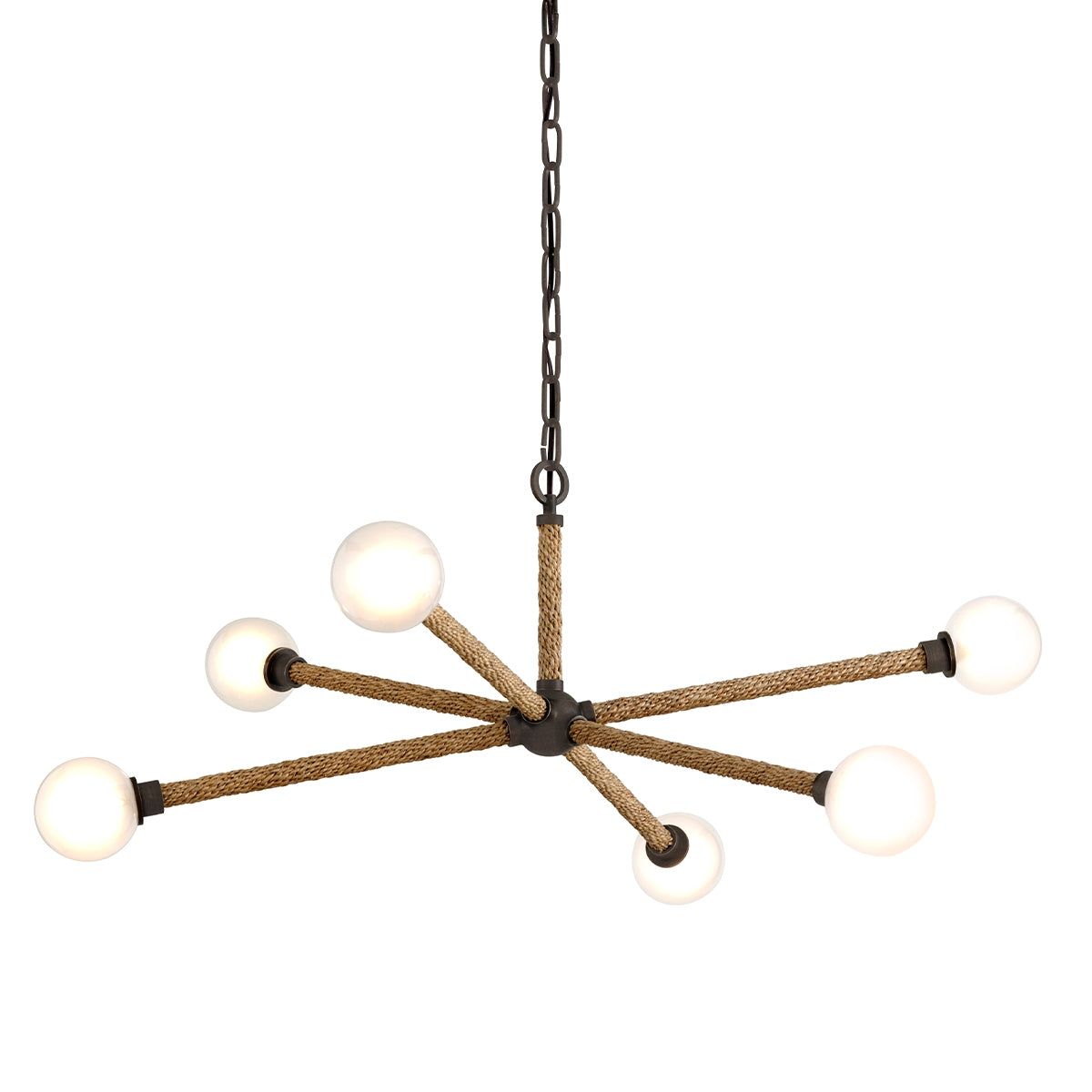 Troy Lighting Canada - F7256-BRZ - Six Light Chandelier - Nomad - Bronze