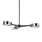 Troy Lighting Canada - F7333-TBK/BCR - Trois lampes Suspendu - Allisio - Noir texturé/Chrome noir