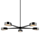 Troy Lighting Canada - F7335-TBK/BCR - Cinq lampes Suspendu - Allisio - Noir texturé