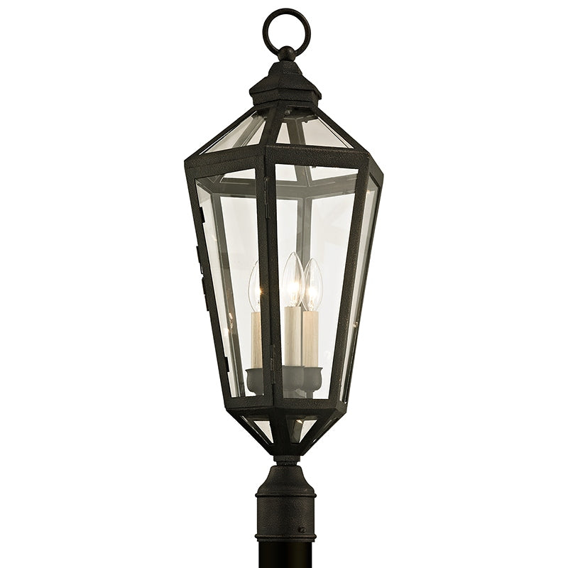 Troy Lighting Canada - P6375-VBZ - Lanterneau sur pied à trois lumières - Calabasas - Bronze vieilli