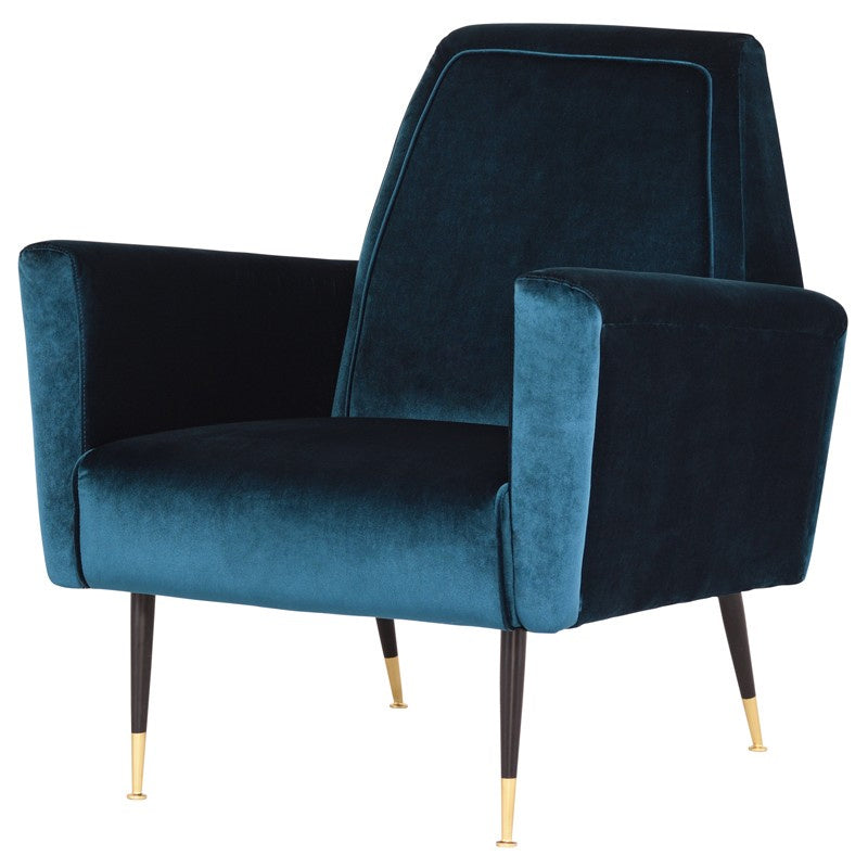 Nuevo Living - HGSC298 - Occasional Chair - Victor - Midnight Blue