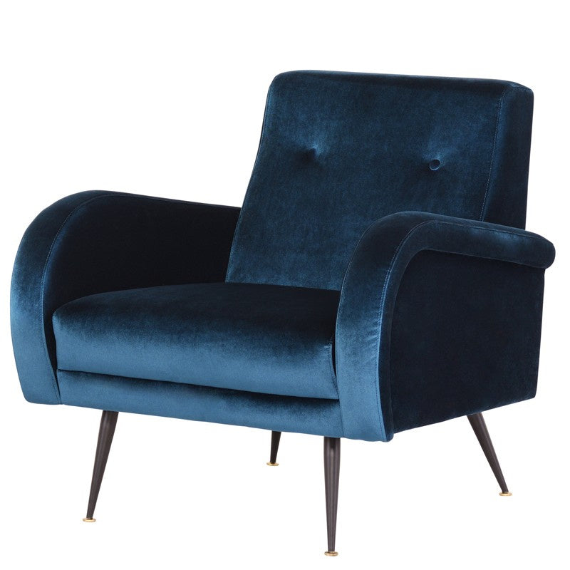 Nuevo Living - HGSC367 - Occasional Chair - Hugo - Midnight Blue
