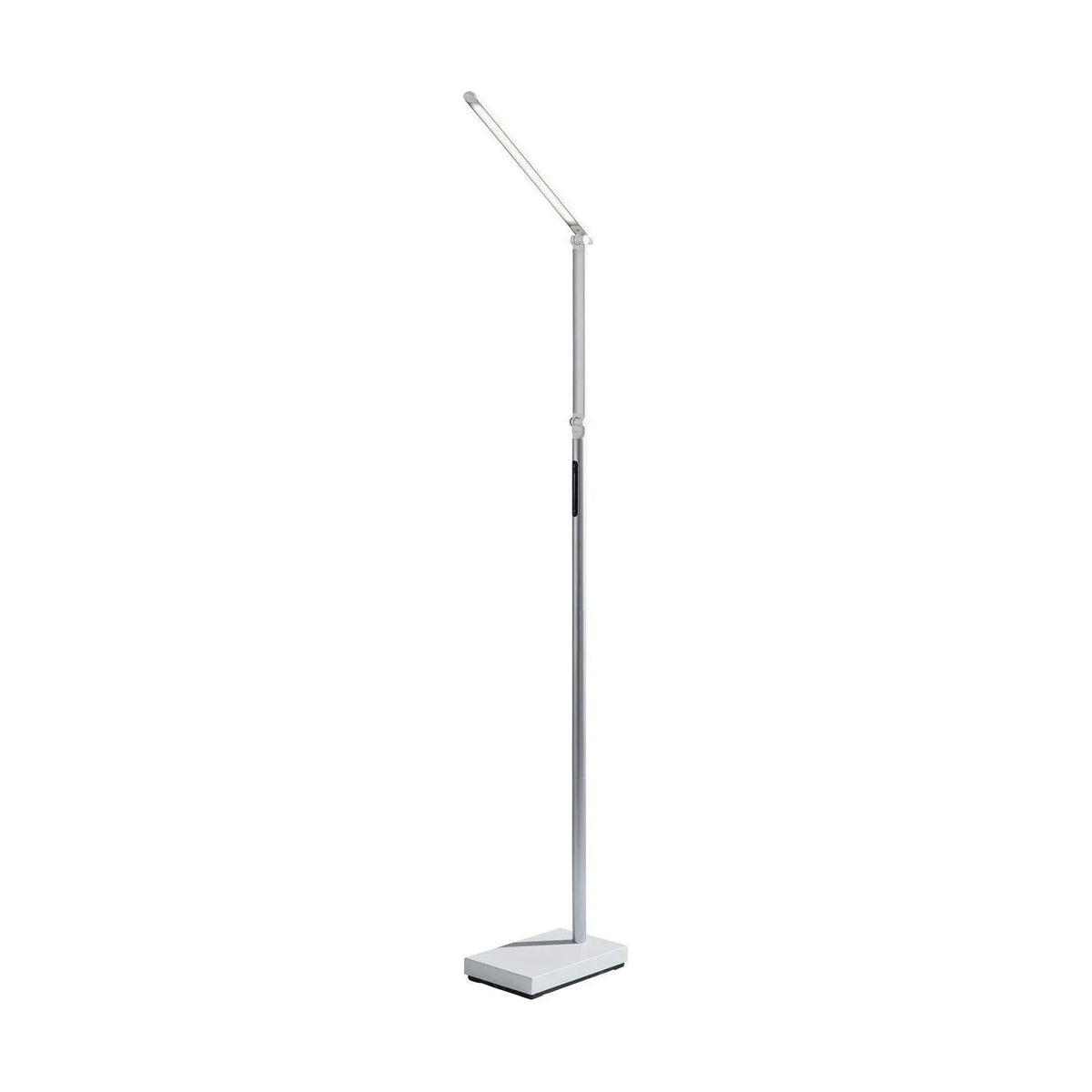 Adesso Home - SL4907-02 - LED Floor Lamp - Lennox - Black & Silver