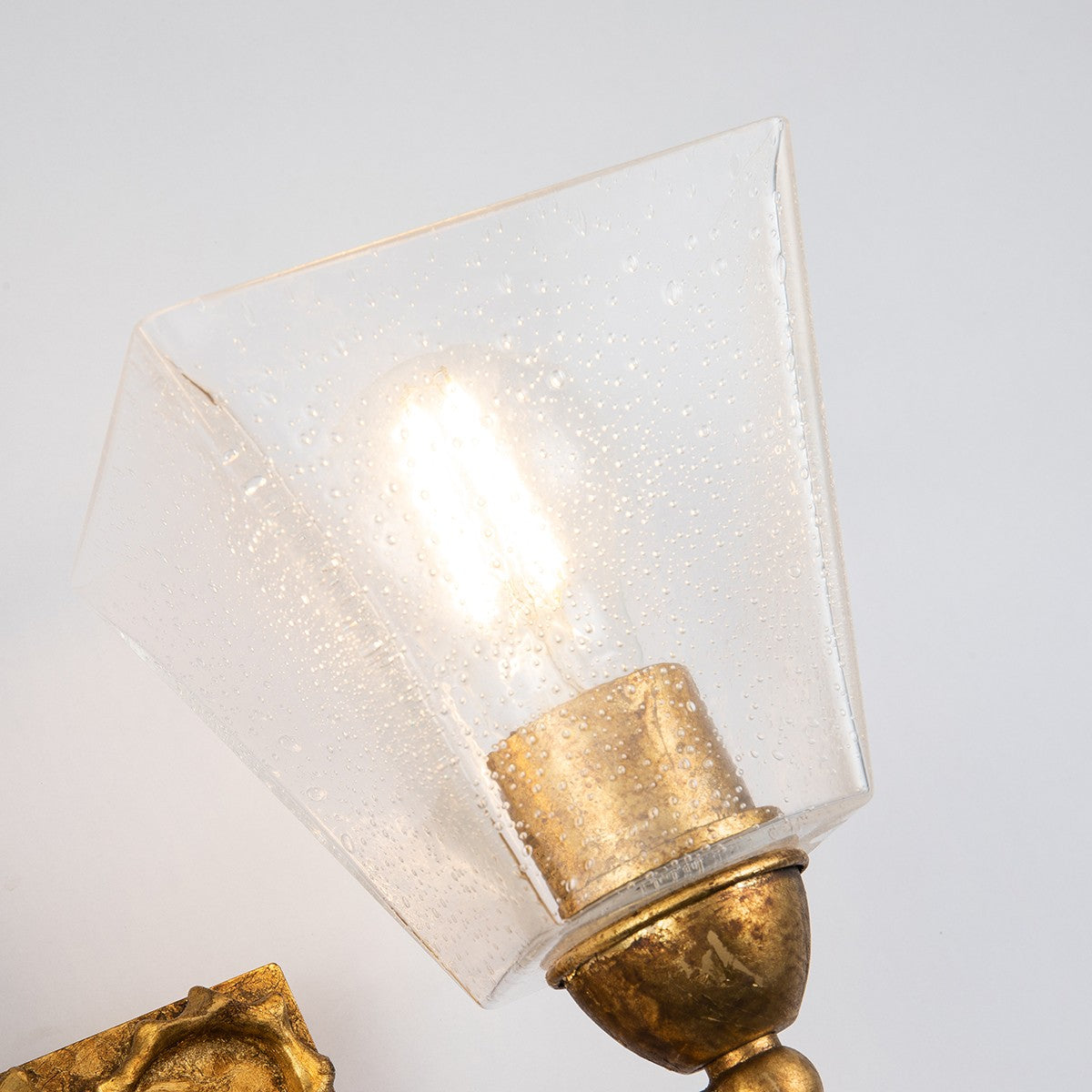 Lucas + McKearn - BB1002G-2 - Applique murale deux lumières - Étoile - Feuille d'or