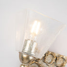 Lucas + McKearn - BB1002S-2 - Two Light Vanity - Star - Silver Leaf
