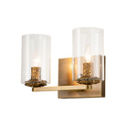 Lucas + McKearn - BB1003ATB-2 - Two Light Vanity - Bolivar - Antique Brass