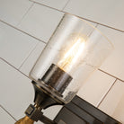 Lucas + McKearn - BB1022DB-1-F1G - Une lampe Murale - Vétiver - Bronze foncé