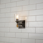 Lucas + McKearn - BB1022DB-1-F1G - Une lampe Murale - Vétiver - Bronze foncé