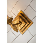 Lucas + McKearn - BB1022G-1-F2G - Une lampe Murale - Vétiver - Feuille d'or