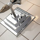 Lucas + McKearn - BB1022PC-1-F2S - Une lampe Murale - Vétiver - Chrome poli