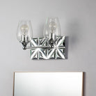 Lucas + McKearn - BB1300PC-2 - Applique murale deux lumières - Epsilon - Chrome poli