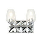 Lucas + McKearn - BB1300PC-2 - Applique murale deux lumières - Epsilon - Chrome poli