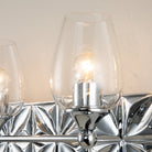 Lucas + McKearn - BB1300PC-3 - Applique murale à trois lumières - Epsilon - Chrome poli