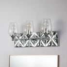 Lucas + McKearn - BB1300PC-3 - Applique murale à trois lumières - Epsilon - Chrome poli