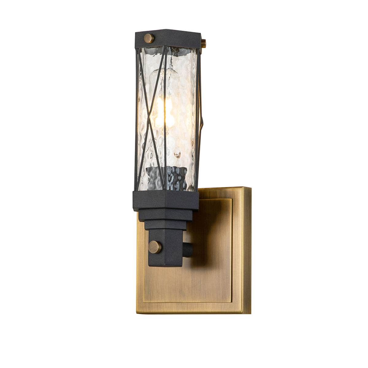 Lucas + McKearn - BB81000ATB-1 - One Light Wall Sconce - Abbey - Weather Zinc+ Atb
